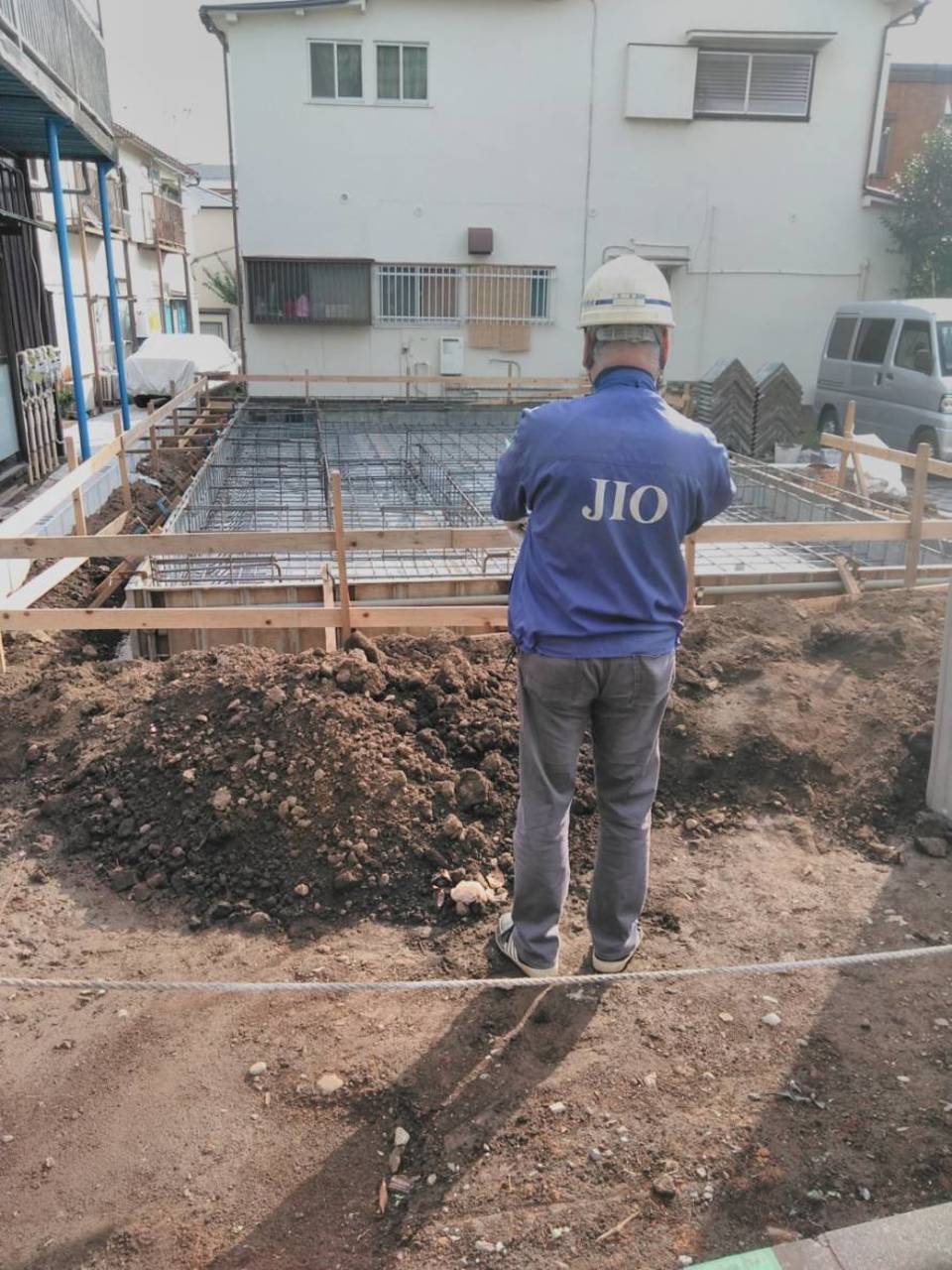 基礎工事　配筋検査（瑕疵保険ＪＩＯ）